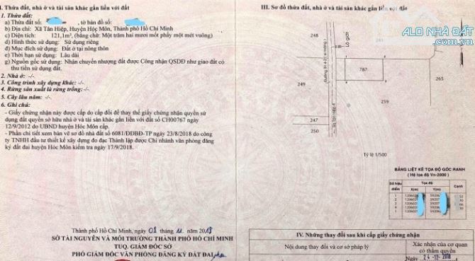 Cần bán gấp căn nhà cấp 4 ở Tân Hiệp 10 , Hóc Môn 121m2 sổ hồng riêng giá 950 triệu - 8