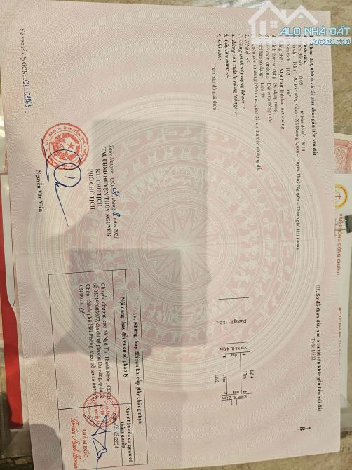 DUY NHẤT 1 LÔ ĐƯỜNG 26m view vườn hoa giá cực êm TDC Áp Tràn Thuỷ Nguyên Hải Phòng. - 2