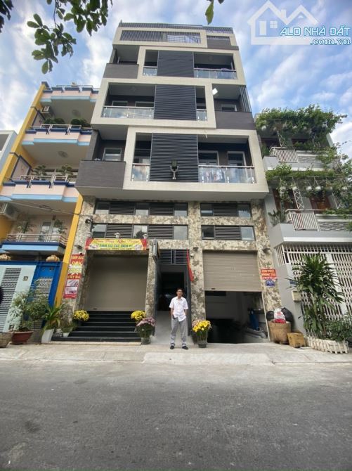 Bán Toà Nhà 160m2 (8.2m x 20m) Hầm 6 Tầng Tô Hiệu, P. Hiệp Tân, Q. Tân Phú.
