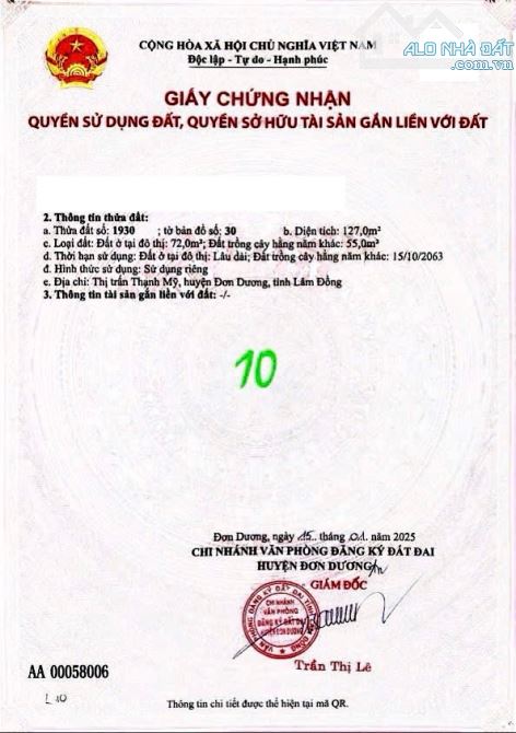 ✨ 2 MẶT TIỀN đường Nguyễn Chí Thanh, gần TTHC Huyện, Ngang 5M x Dài 25M (72m2 ODT) - 819TR - 11