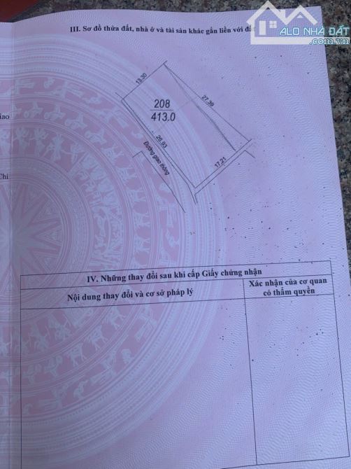 Hơn 2 tỷ có ngay lô đất 413m2 gần KCN Nội Hoàng, chia đẹp được 5 lô - 1