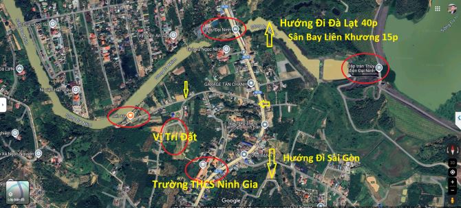 Đất thổ cư 260m2 ngay quốc lộ 20 , cách sân bay Liên Khương 10p - 1