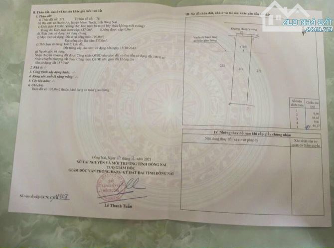 Cần bán 437 m2 mạt tiền hùng vương giá mềm - 2