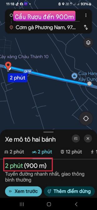 Ngay sát QL1A. Cầu Rượu, Châu Thành, TG. Bán rẻ khu đất rộng 2.260m2 tặng nhà, - 4