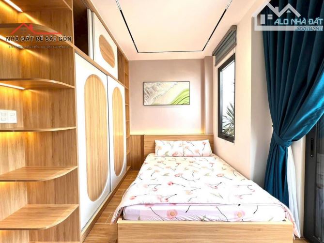 NGUYỄN PHÚC CHU HXH THÔNG - 4 TẦNG 4PN 54M2 - TẶNG FULL NỘI THẤT - GIÁ 7.X TỶ - 5