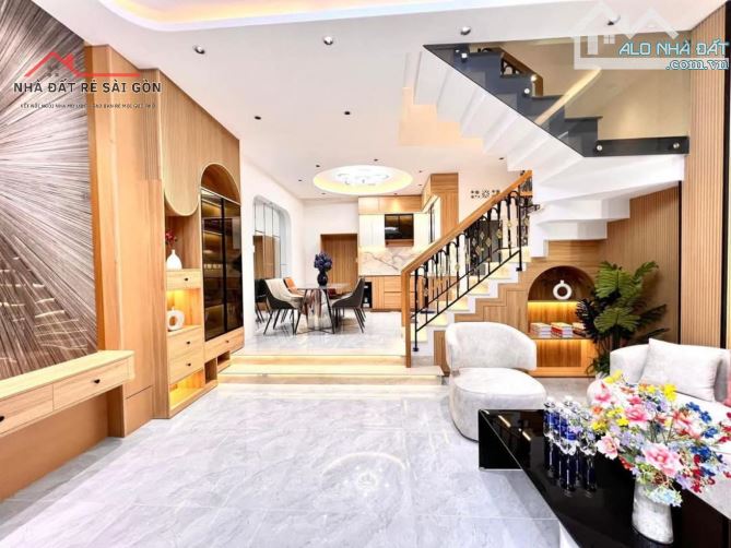 NGUYỄN PHÚC CHU HXH THÔNG - 4 TẦNG 4PN 54M2 - TẶNG FULL NỘI THẤT - GIÁ 7.X TỶ - 8