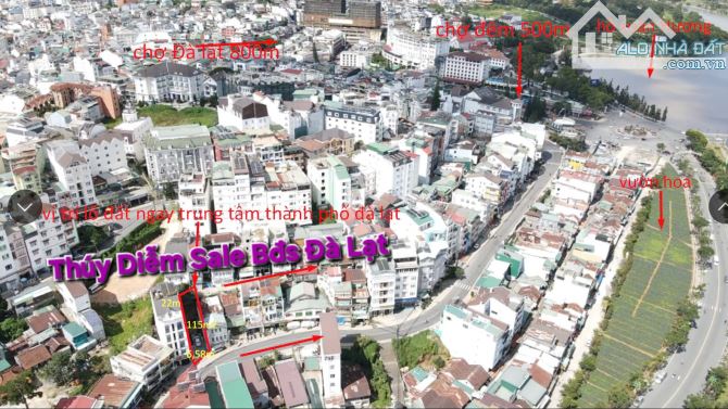 Bán lô đất xây khách sạn mặt tiền Nguyễn Chí Thanh, p1, tp Đà Lạt