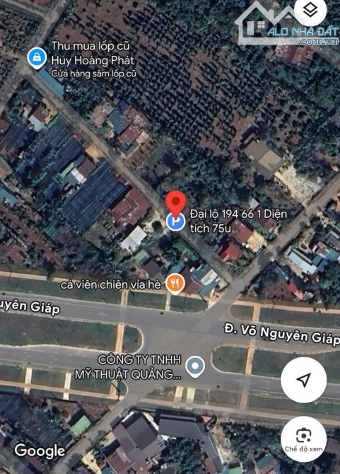 BÁN LÔ ĐẤT ĐẸP CÁCH ĐẠI LỘ VÕ NGUYÊN GIÁP 50M, HOÀ THẮNG, TP. BUÔN MA THUỘT - GIÁ: 2,6 TỶ