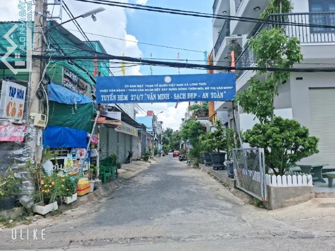 Đất đẹp vuông vức 95m2 (5x19m) đường 6m khu dân cư 274 Nguyễn Văn Tạo Long Thới chỉ 3.9 tỷ