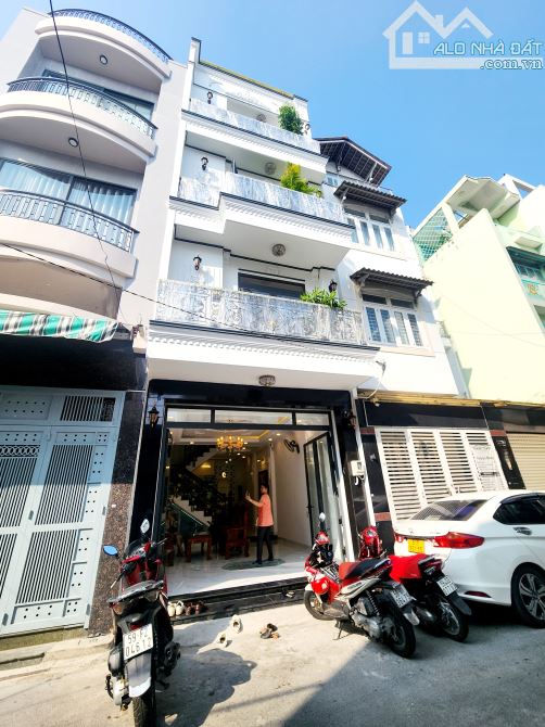 🚛 🚚 HẺM XE TẢI SÁT TRƯỜNG CHINH 5 TẦNG MỚI NGANG Gần 4.5m - 5PN FULL NT SỊN - BAN CÔNG