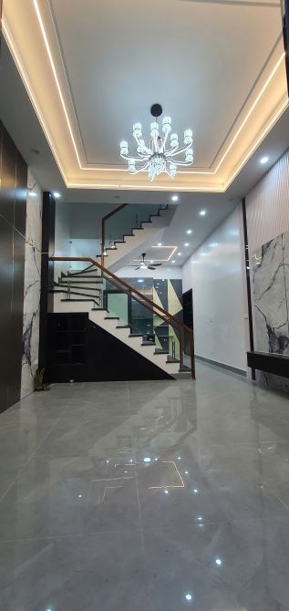 BÁN NHÀ 4 TẦNG ĐỘC LẬP XÂY MỚI ĐƯỜNG NGUYỄN HỮU TUỆ Ô TÔ CÁCH NHÀ 10M