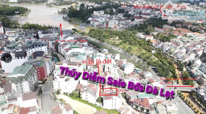 Bán lô đất xây khách sạn mặt tiền Nguyễn Chí Thanh, p1, tp Đà Lạt - 1