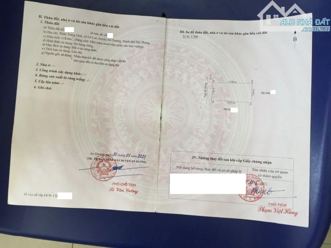 Siêu phẩm đất Tràng Duệ, siêu to, siêu rẻ, mặt tiền rộng, nở hậu chỉ 1 tỷ đồng - 1