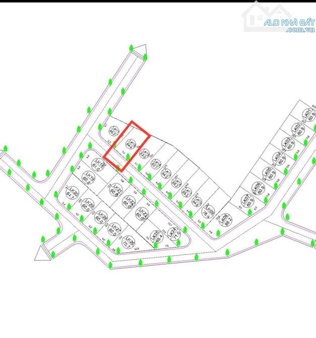 LÔ ÁP GÓC 64M2 -MẶT TIỀN 6.4M - ĐƯỜNG 7M - ĐỐI DIỆN TRƯỜNG HỌC CỔ ĐÔNG - 3