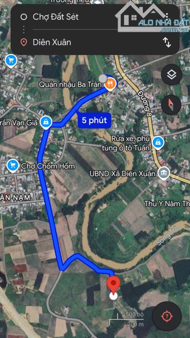 Bán đất vườn Diên Xuân giá rẻ sát bên trục đường nhựa liên xã - cách chợ Đất Sét chỉ 900m - 3