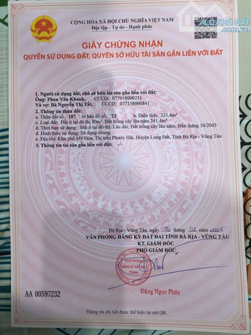 Cách biển 4,5km Sát TL44B 320m2 ngang 10m rộng đẹp giá rẻ chỉ 2tỷ5 - 4