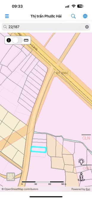 Cách biển 4,5km Sát TL44B 320m2 ngang 10m rộng đẹp giá rẻ chỉ 2tỷ5 - 6