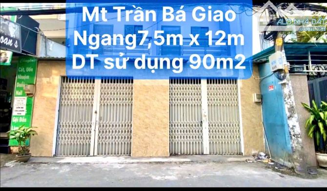 NHÀ 1LẦU DT LỚN , ĐƯỜNG TRẦN BÁ GIAO P5 , QUẬN - GV