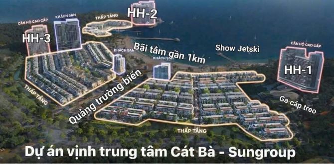 Bán chung cư, biệt thự Sun Cát Bà Hải Phòng - Xanh Island chỉ từ 2,1 tỷ /căn full hết đồ
