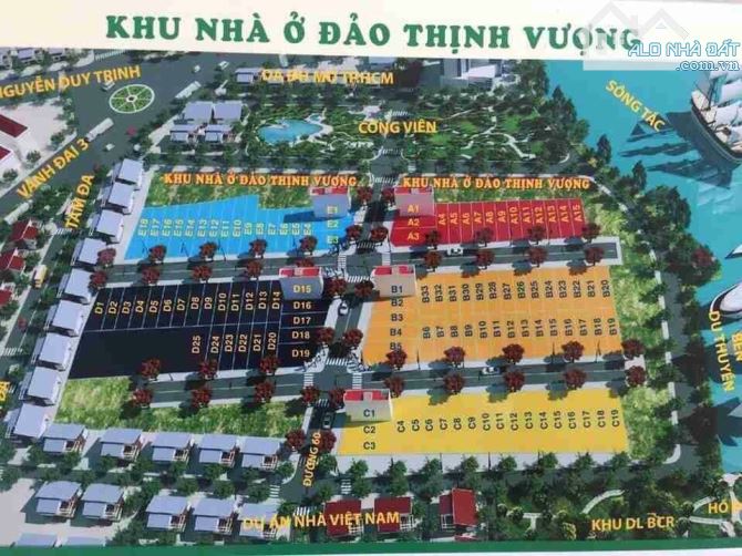 Bán lô đất dự án Đảo Thịnh Vượng đường Tam Đa, Phường Trường Thạnh, Quận 9
