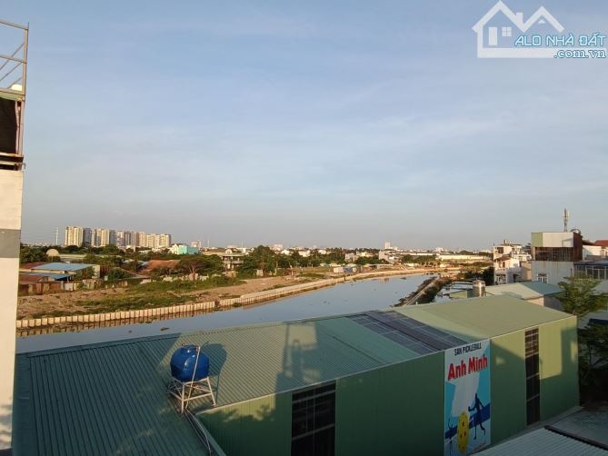 100M2, NHÀ 4 TẦNG, HẺM OTO CHẠY VÒNG QUANH, 5MX 20M, LÊ ĐỨC THỌ, GẦN KÊNH BỜ SÔNG, GIÁ 12. - 5