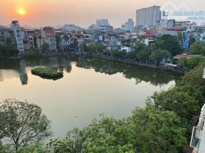 NGỌC HÀ BA ĐÌNH - View mặt hồ thơ mộng - 2 khối nhà 110m2 6 tầng - Ô tô đỗ cửa vào nhà