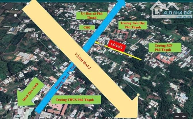 LÔ ĐẤT GIÁ RẺ CỰC ĐẸP NGAY NÚT GIAO VÀNH ĐAI 3 KẾT NỐI SÂN BAY LONG THÀNH, FULL THỔ CƯ - 2