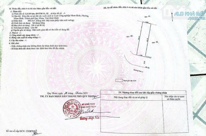 Bán lô đất đường hoa lưu nối dài lộ giới 20m vĩa hè 6m dt 100m2 giá 3ty700
