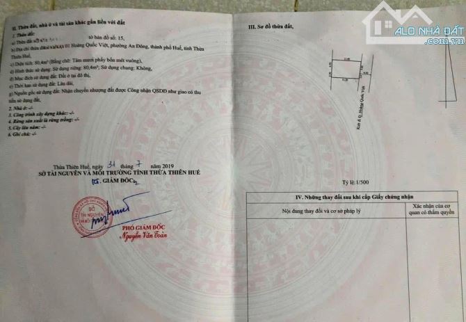 🔥 ĐẤT ĐẸP – KIỆT Ô TÔ VÕ NGUYÊN GIÁP, AN ĐÔNG – TRUNG TÂM TP. HUẾ chỉ 2,1xx tỷ.