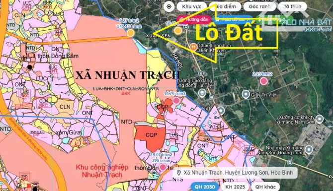 Bán 100m2 Đất Thuộc Đô Thị Vệ Tinh Xuân Mai- Sát KCN Nhuận Trạch Hòa Bình