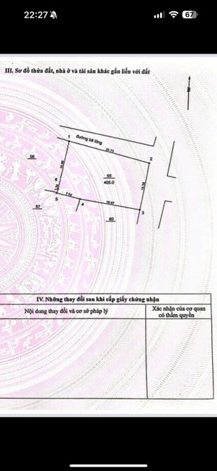 CHỈ 15 TRIỆU/M2 LÔ GÓC 405M2 FULL ĐẤT Ở GIÁ F0