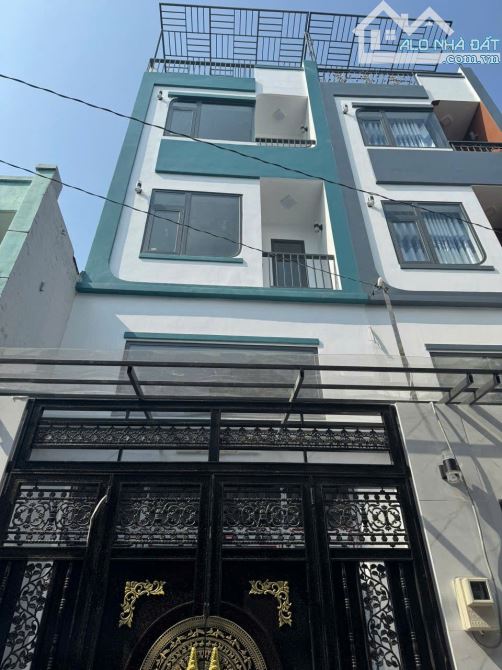 Nhà đẹp mới xây hẻm xe hơi 5 tầng BTCT đường Đất Mới phường Bình Trị Đông quận Bình Tân
