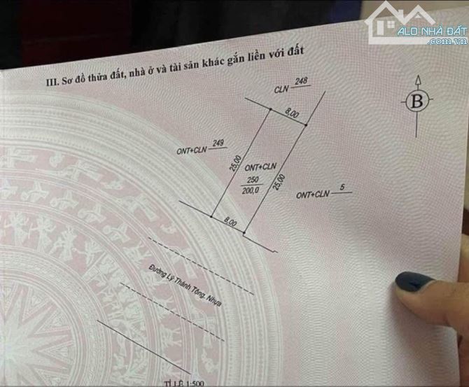 Bán nhanh lô đất đẹp mặt tiền kinh doanyh Lý Thánh Tông - 1