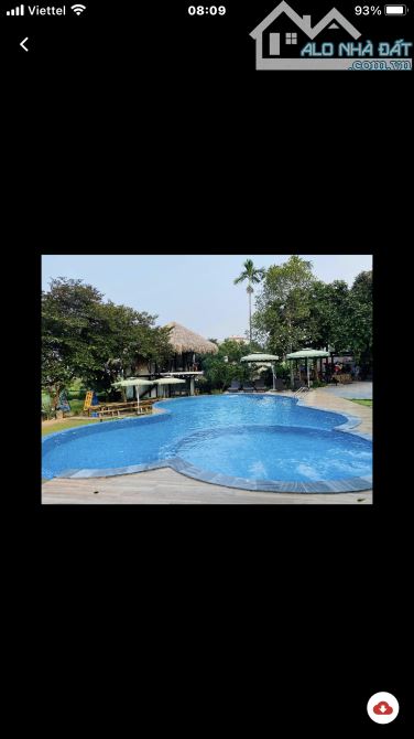 Siêu Villa nghỉ dưỡng Ba Vì, Hà Nội 2120m2, 2 tầng, mt 50m Tổ hợp 7 phòng, bulgalow,bể bơi - 1