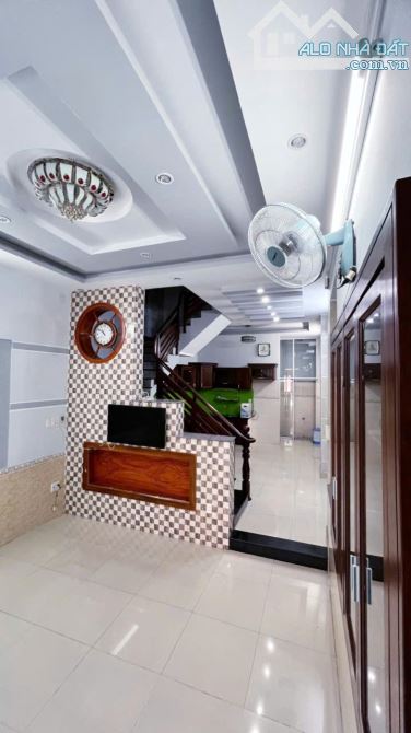 CHO THUÊ NHÀ NGUYÊN CĂN QUANG TRUNG GÒ VẤP, HẺM XE HƠI 4C, 56M2, 4 LẦU 4PN - 1
