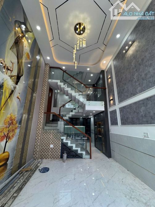 Nhà đẹp mới xây hẻm xe hơi 5 tầng BTCT đường Đất Mới phường Bình Trị Đông quận Bình Tân - 1