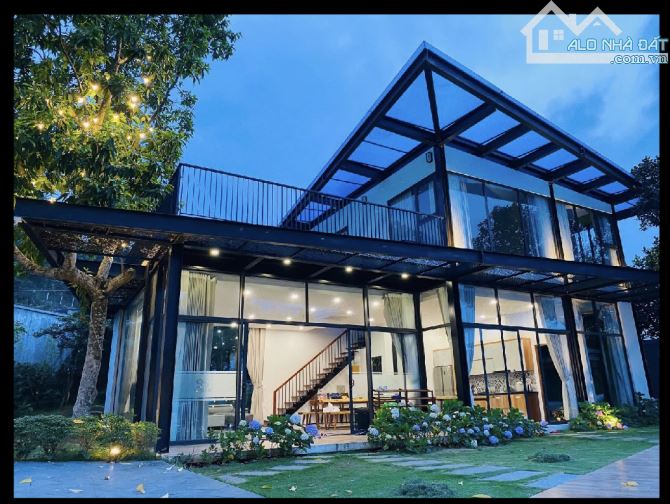 Siêu Villa nghỉ dưỡng Ba Vì, Hà Nội 2120m2, 2 tầng, mt 50m Tổ hợp 7 phòng, bulgalow,bể bơi - 5
