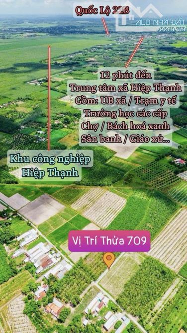 ✨ Ngang 5.9M x Dài 40M, Full ONT. Đường thông, Nhà Dân đông, gần KCN Hiệp Thạnh - 489TRIỆU - 5