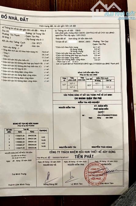 ✨ Bán Đất tặng Nhà C4, Tân Phú mà giá còn rẻ hơn Bình Tân. Ngang 4.43M x Dài 14M - 4.35 Tỷ - 9