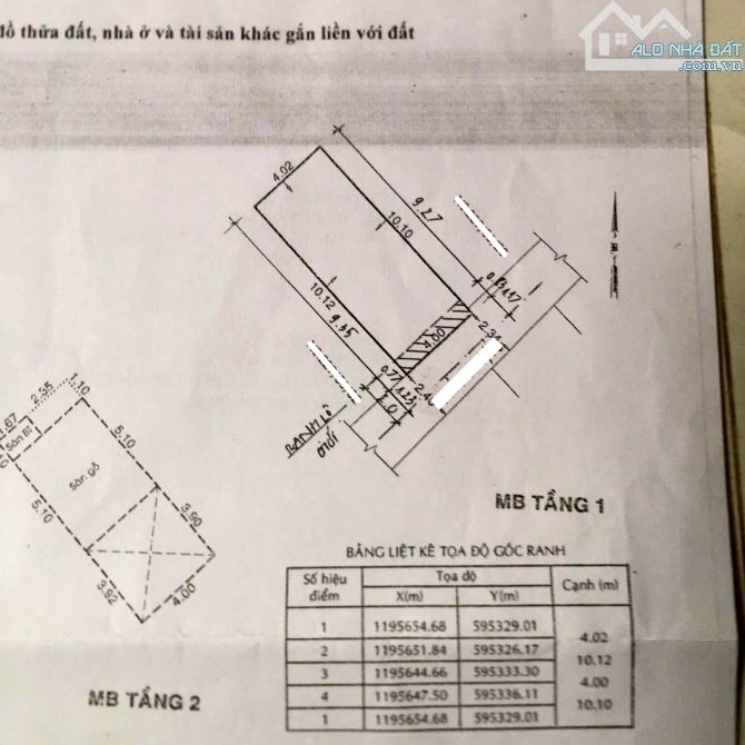 ✨ DT: 40M2 (4x10M). Kết cấu: 1 Trệt 1 Lửng (2PN, 2WC). Hẻm rộng 3M thẳng 1 trục - 3,95 Tỷ - 9