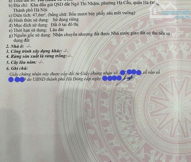 Bán nhà 5 tầng Đấu Giá Ngô Thị Nhậm, kinh doanh đỉnh, trục chính 48m2, giá 12 tỷ. - 2