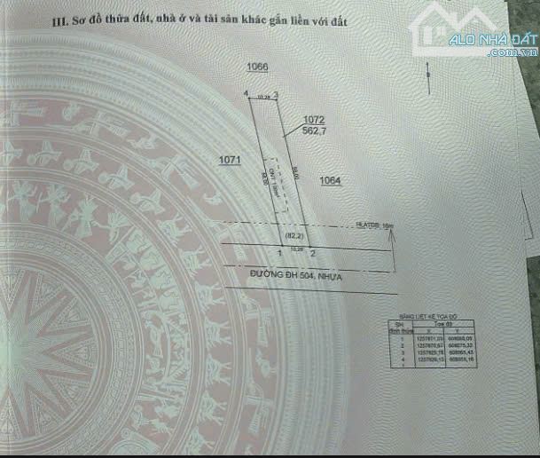 Bán gấp 500m2 có 100m2 (SHR)ở đường DH 507 Phú Giáo - Bình Dương giá 450tr - 3