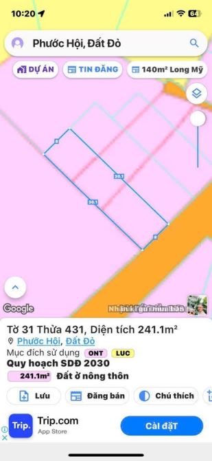 PHƯỚC HỘI - ĐẤT ĐỎ - BRVT - GẦN BIỂN NGAY TRUNG TÂM HUYỆN - 4