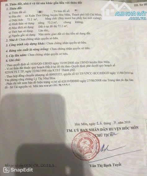 Bán Nhà 2P/Ngủ_72m2 Tại Nguyễn Thị Sóc,Hốc Môn_Sổ Riêng Giá Chỉ 1ty410 (Còn T/Lượng) - 8