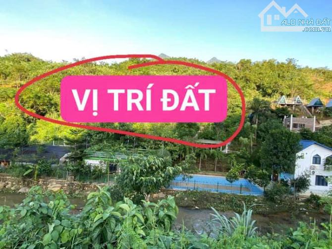 Lô đất nghỉ dưỡng Ba Vì nhìn sang KDL Bản Cốc,giáp ranh với KDL Madela Ba Vì,giáp suối Cái