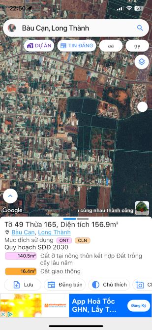 Cần bán lô đất 156 m2  gần ngã tư nông trường giá mềm - 1