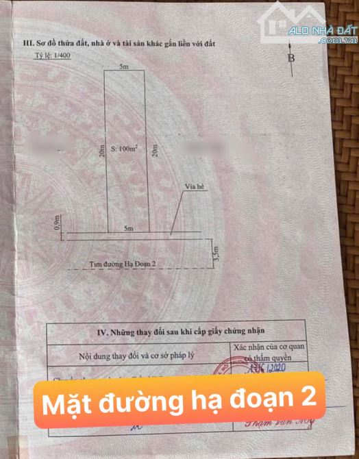 📍 BÁN ĐẤT MẶT ĐƯỜNG HẠ ĐOẠN 2 ( Phía Cảng ) - Diện tích 100m ngang 5m  - Hướng đông tứ tr - 2