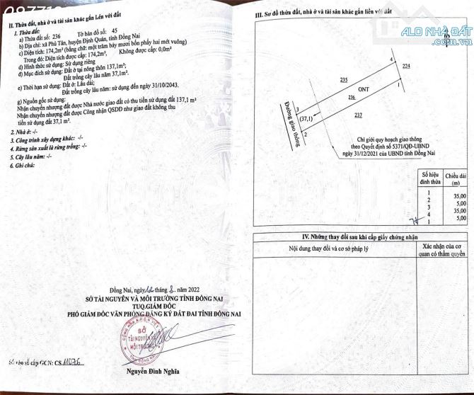 Giá siêu hời 820 triệu đã sở hữu ngay lô đất nền tại Phú Tân, Định Quán, Đồng Nai - 1