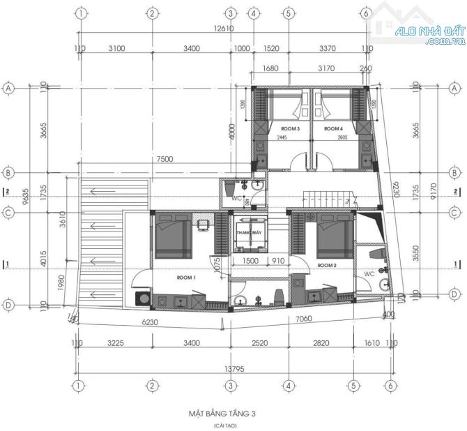 BÁN NHÀ RIÊNG 15P CHO THUÊ DÒNG TIỀN 800/NĂM 97m  THANG MÁY  - PHỐ TRẦN KHÁT CHÂN - 4