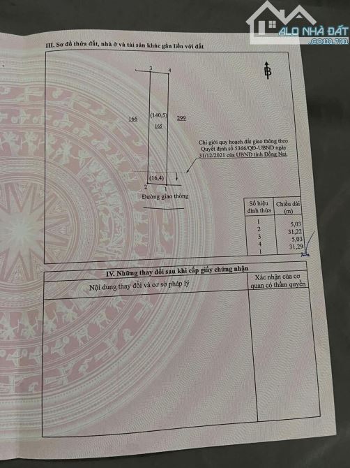 Cần bán lô đất 156 m2  gần ngã tư nông trường giá mềm - 4